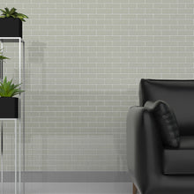 Load image into Gallery viewer, 2 x 6 in. Soho Soft Sage Brick Matte Glazed Porcelain Mosaic