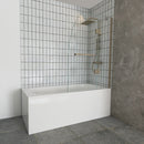 Load image into Gallery viewer, Ivanees 60&quot; High x 45&quot; Wide Hinged Frameless French shower &amp; Tub Glass Door