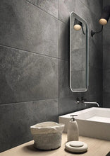 Load image into Gallery viewer, 12&quot; x 24&quot; x 9 MM Soft Black Panaria Porcelain True Floor and Wall Tile