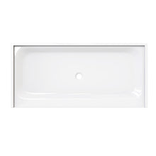 Load image into Gallery viewer, Acrylic Shower Pan Center Drain - Single Threshold - Resin and fiberglass -72 X 34 X 5.5