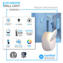 Load image into Gallery viewer, unique-wall-sconce-7w-3000k-dimmable