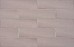 3 x 12 in. Teramoda Petal Pink Glossy Pressed Glazed Ceramic Tile
