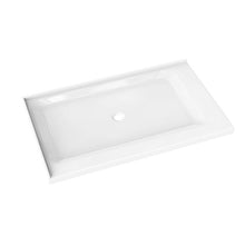 Load image into Gallery viewer, Shower Pan Left Hand Double Threshold - Acrylic and fiberglass - 60 X 36 X 3.5