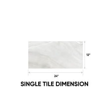 Load image into Gallery viewer, 12 x 24 in. La Marca Onyx Nuvolato Polished Rectified Glazed Porcelain Wall Tile