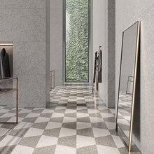 Load image into Gallery viewer, 10 x 24 in. Station Ash Half Hexagon Matte Rectified Porcelain Wall Tile