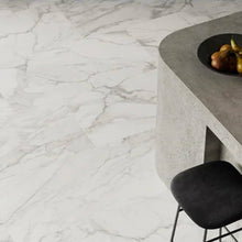 Load image into Gallery viewer, 12 x 24 in. Plata Statuario Brina Matte Rectified Glazed Porcelain wall Tile
