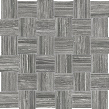 Load image into Gallery viewer, 2 x 2 in. Eramosa Carbon Basketweave Matte Glazed Porcelain Mosaic