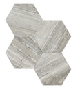 Load image into Gallery viewer, 6 in. Travertino instrata La Marca Hexagon Honed Glazed Porcelain Mosaic