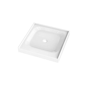 Center Drain Shower Pan - Shower Pan - Single Threshold - 36 X 36 X 5.5