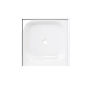 Center Drain Shower Pan - Shower Pan - Single Threshold - 36 X 36 X 5.5