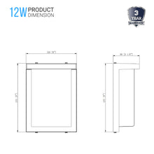 Load image into Gallery viewer, rectangle-outdoor-wall-sconce