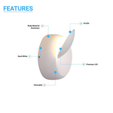 Load image into Gallery viewer, unique-wall-sconce-7w-3000k-dimmable