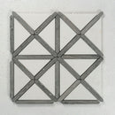 Load image into Gallery viewer, 12 X 12 in. Thassos White Polished Oceanwood Cross Marble Mosaic Tile