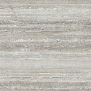 12 x 24 in. La Marca Travertino instrata Polished Rectified Glazed Porcelain Wall Tile