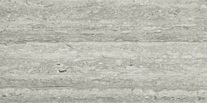12" x 24" x 9 MM Panaria Porcelain Flow Grey Floor and Wall Tile