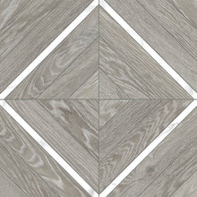 Load image into Gallery viewer, Aspen Beachcomber with Statuario Marquetry Matte Glazed Porcelain Mosaic