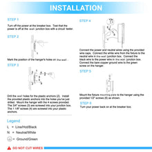 Load image into Gallery viewer, modern-led-wall-sconce-10w-3000k-483lm