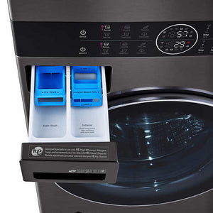LG Single Unit Front Load LG WashTower¬ô with Center Control¬ô 4.5 cu. ft. Washer and 7.4 cu. ft. Electric Dryer