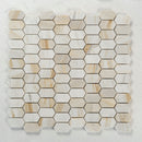 Load image into Gallery viewer, 12 X 12 in. Calacatta Rainbow Picket Polished Marble Mosaic