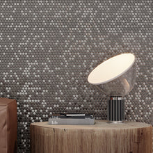 Load image into Gallery viewer, Penny Round Glossy Stainless Steel Mosaic
