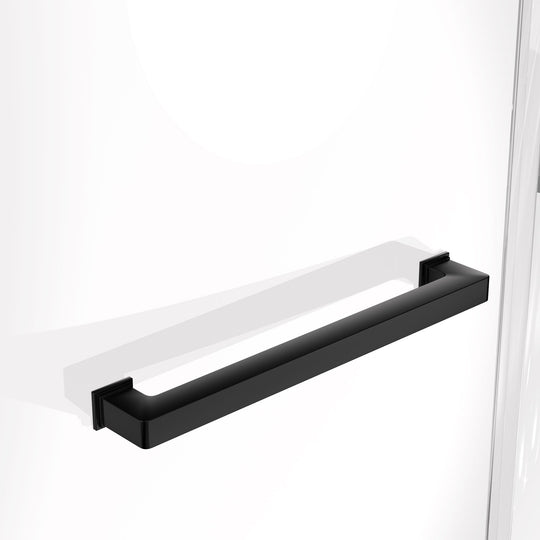 Ivanees Semi-Frameless Dual Sliding Glass Shower Door-56-60 Inch W x 60 Inch H & 56-60 Inch W X 76 Inch H Smart Adjustable