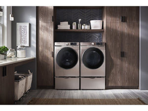 Samsung 7.5 cu. ft. Smart Electric Dryer with Steam Sanitize+ in Champagne