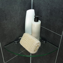 Load image into Gallery viewer, Glass Corner Shower - Oval 10 In. X 10 In.