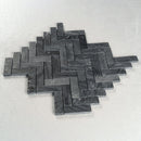Load image into Gallery viewer, 10 X 11 in. Calacatta bluette 1x4 in. Herringbone Honed Marble Mosaic