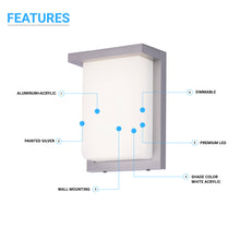Load image into Gallery viewer, rectangle-outdoor-wall-sconce