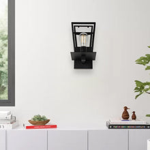 Load image into Gallery viewer, 1-light-matte-black-wall-sconces