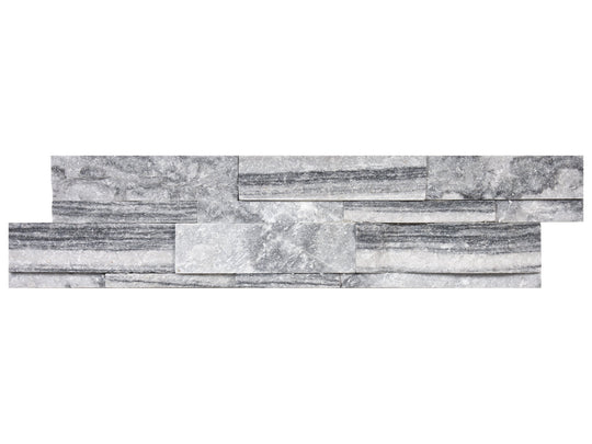 6 x 24 in Ledger Stone Nordic Crystal Split Face Quartzite Tile
