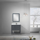 Load image into Gallery viewer, Modern Livia Freestanding Bathroom Vanity With Quartz Top, Sink, Drawers &amp; Open Shelf Storage