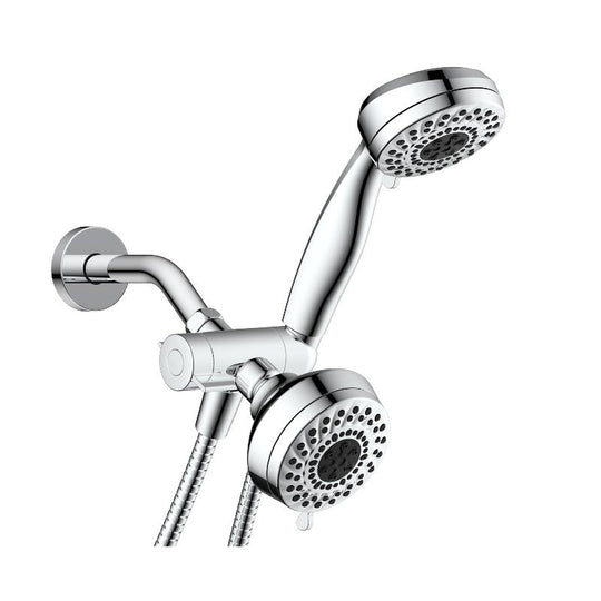 Shower Combo 6-Setting in Chrome Polished, Three way Diverter