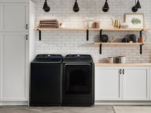 Load image into Gallery viewer, Samsung 7.4 cu. ft. Gas Dryer with Steam Sanitize+ in Black Stainless Steel