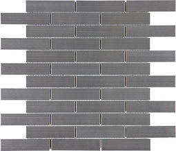1 X 4 In Brick Stainless Steel Mosaic