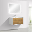 Load image into Gallery viewer, Frescia White Oak Floating / Wall Mounted Bathroom Vanity With Acrylic Sink