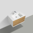 Load image into Gallery viewer, Frescia White Oak Floating / Wall Mounted Bathroom Vanity With Acrylic Sink