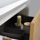 Load image into Gallery viewer, Frescia White Oak Floating / Wall Mounted Bathroom Vanity With Acrylic Sink