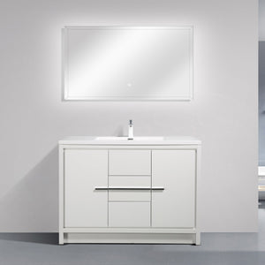 Ashdale Freestanding Bathroom Vanity With Sink, Soft Closing Doors & Drawer