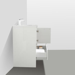 Ashdale Freestanding Bathroom Vanity With Sink, Soft Closing Doors & Drawer