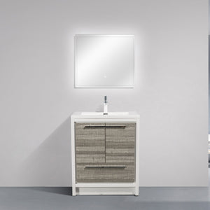 Ashdale Freestanding Bathroom Vanity With Sink, Soft Closing Doors & Drawer