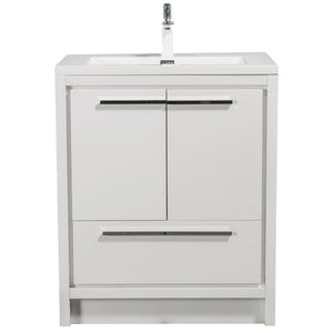 Ashdale Freestanding Bathroom Vanity With Sink, Soft Closing Doors & Drawer