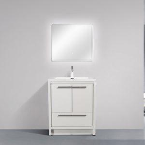 Ashdale Freestanding Bathroom Vanity With Sink, Soft Closing Doors & Drawer