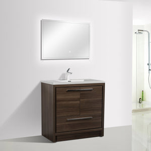 Ashdale Freestanding Bathroom Vanity With Sink, Soft Closing Doors & Drawer