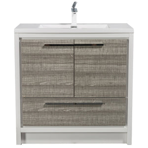 Ashdale Freestanding Bathroom Vanity With Sink, Soft Closing Doors & Drawer