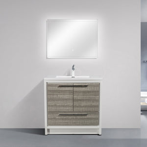 Ashdale Freestanding Bathroom Vanity With Sink, Soft Closing Doors & Drawer