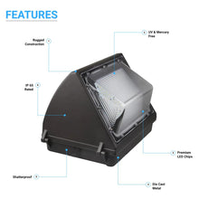 Load image into Gallery viewer, wall-pack-120w-5700k-forward-throw-16200-lumens