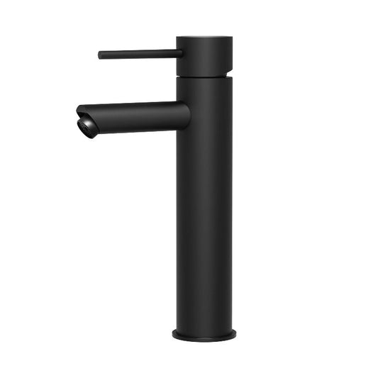 Matte Black Bathroom Faucet With Hot & Cold Mixer Tap