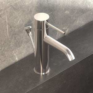 Single Hole Bathroom Sink Faucet with Lift