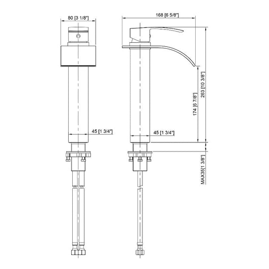 Single Handle Bathroom Sink Faucet